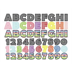 chevron font svg bundle, chevron alphabet svg bundle, chevron letters and numbers svg for cricut, chevron font clipart