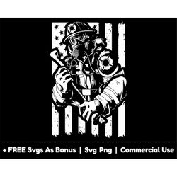 firefighter, usa distressed flag svg png files, fireman svg, fire rescue  svg, patriotic svg, american fire department