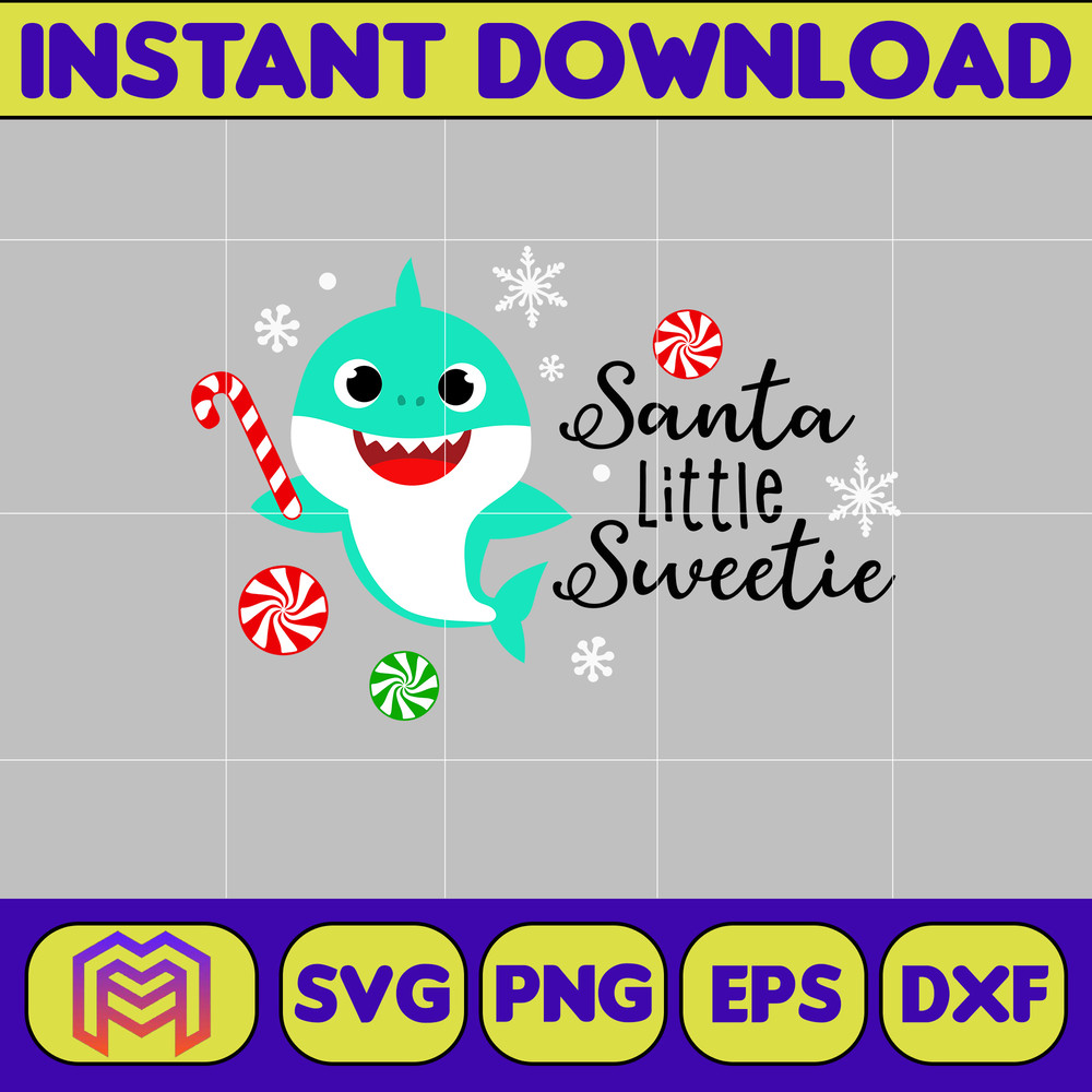 Christmas Shark Svg, Baby Shark Svg, Dodo Shark Svg, Daddy Shark Svg, Christmas Svg, Instant Download (53).jpg