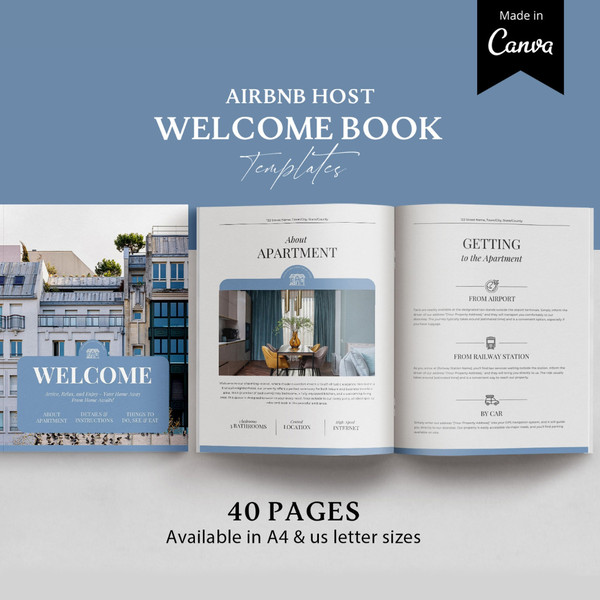 Airbnb welcome book template Canva, Vacation Rental guide Customizable Guestbook Template, Luxury vacation rental, Canva (1).jpg