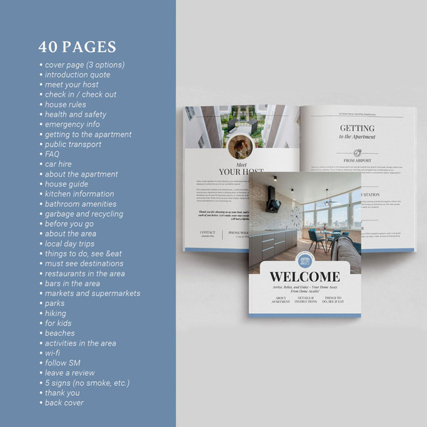 Airbnb welcome book template Canva, Vacation Rental guide Customizable Guestbook Template, Luxury vacation rental, Canva (2).jpg