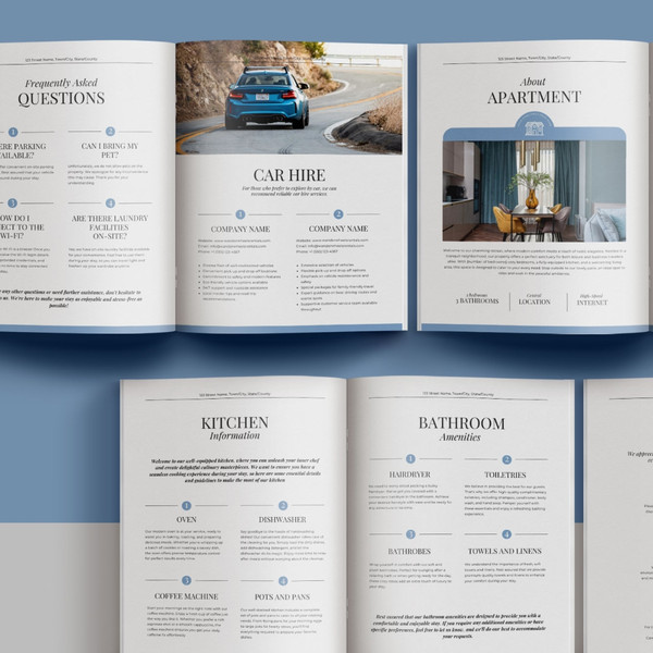 Airbnb welcome book template Canva, Vacation Rental guide Customizable Guestbook Template, Luxury vacation rental, Canva (4).jpg
