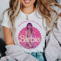taylor barbie edition pink barbie eras tour, taylor swift barbie version shirt, this barbie is in her eras tour shirt, t