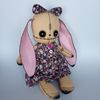 bunny-stuffed-animal-goth-decor-handmade
