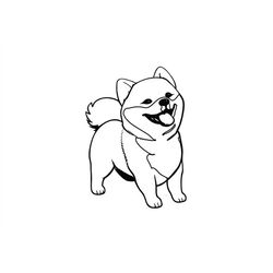 akita inu svg, akita inu clipart, akita inu svg files for cricut, akita inu lover svg