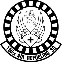 150 air refueling squadron emblem vector file for laser engraving, cnc router, cutting, engraving file