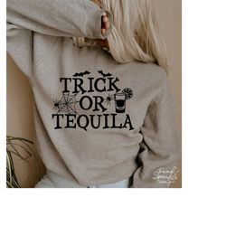 trick or tequila svg, png, halloween svg, halloween shirt svg, trick or treat svg, spooky svg, spooky vibes svg