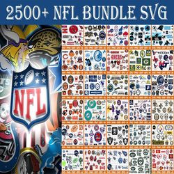 NFL Mega Bundle, ALL 32 Teams NFL SVG, DXF, EPS, PNG - SVG BUNDLE FOR PRINT AND CRICUT