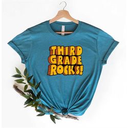 third grade rock shirt,3rd grade shirt,3rd grade team shirt,happy first day of school,back to school,clasroom crew shirt