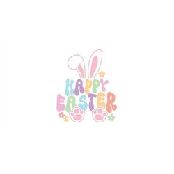 retro happy easter svg, cute bunny svg, easter bunny svg, happy easter png, bunny svg, retro easter png, peeps svg, east