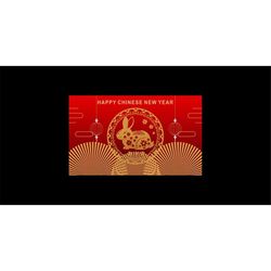 chinese new year png, year of the rabbit png cut file, happy chinese new year png, new year png, chinese zodiac png, dig