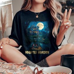 the haunted mansion retro comic tshirt, halloween shirt, haunted mansion tee, halloween gifts,the haunted mansion 1969 s