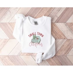 small town christmas sweatshirt, christmas shirt, country christmas tee, cowboy christmas sweatshirt, holiday gifts, far