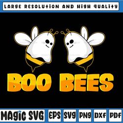 boo bees halloween svg, halloween ghost cut file, spooky cute digital download