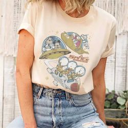 vintage disney space mountain shirt,retro disney astronaut shirt,vintage disney shirt,mickey and friends,disney family s