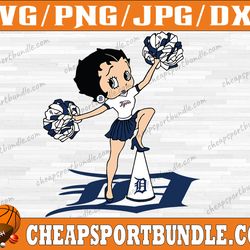 detroit tigers betty boop baseball team svg, detroit tigers svg, mlb team  svg, mlb svg, png, dxf, eps, jpg