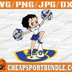 milwaukee brewers betty boop baseball team svg, milwaukee brewers svg, mlb team  svg, mlb svg, png, dxf, eps, jpg