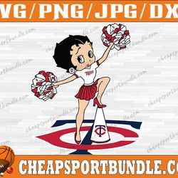 minnesota twins betty boop baseball team svg, minnesota twins svg, mlb team  svg, mlb svg, png, dxf, eps, jpg