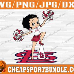 st louis cardinals betty boop baseball team svg, st louis cardinals svg, mlb team  svg, mlb svg, png, dxf, eps, jpg, ins