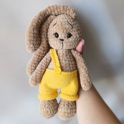 Bunny crochet toys, rabbit plush