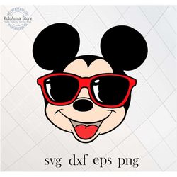 mouse svg, mickey glasses svg, mouse ears svg, cricut, vector, cut file, silhouette, svg files for cricut