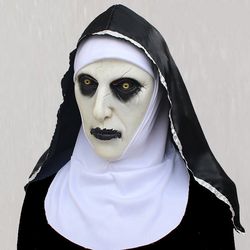 Halloween Scary Nun Mask