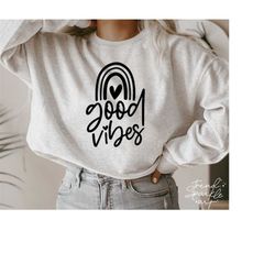 good vibes svg, png, good vibes only svg, rainbow svg, motivational svg, positive svg, summer svg, good vibes always svg