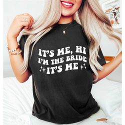 bride tee, i'm the bride, bride t-shirt, bride t shirt, comfort colors t shirt, bachelorette party t shirts, engagement