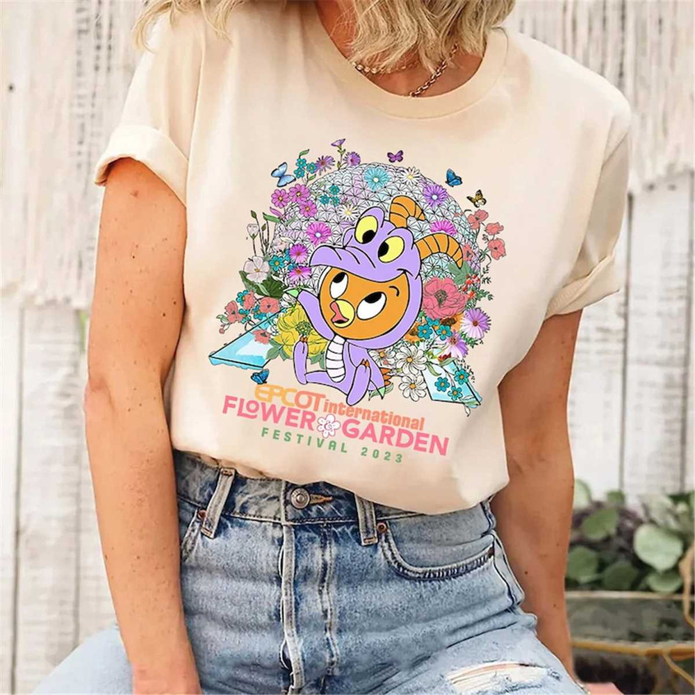 MR1682023154756vintagedisneyepcotorangebirdshirtflowerandgardenimage1jpg