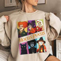 vintage hocus pocus sweatshirt, sanderson sisters sweatshirt, halloween witches, halloween party sweatshirt, fall sweats