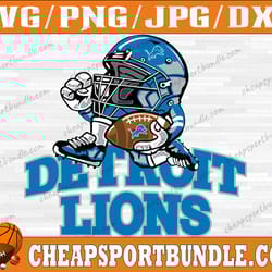 detroit lions skull football team svg, detroit lions svg, nfl teams svg, nfl svg, png, dxf, eps, instant download