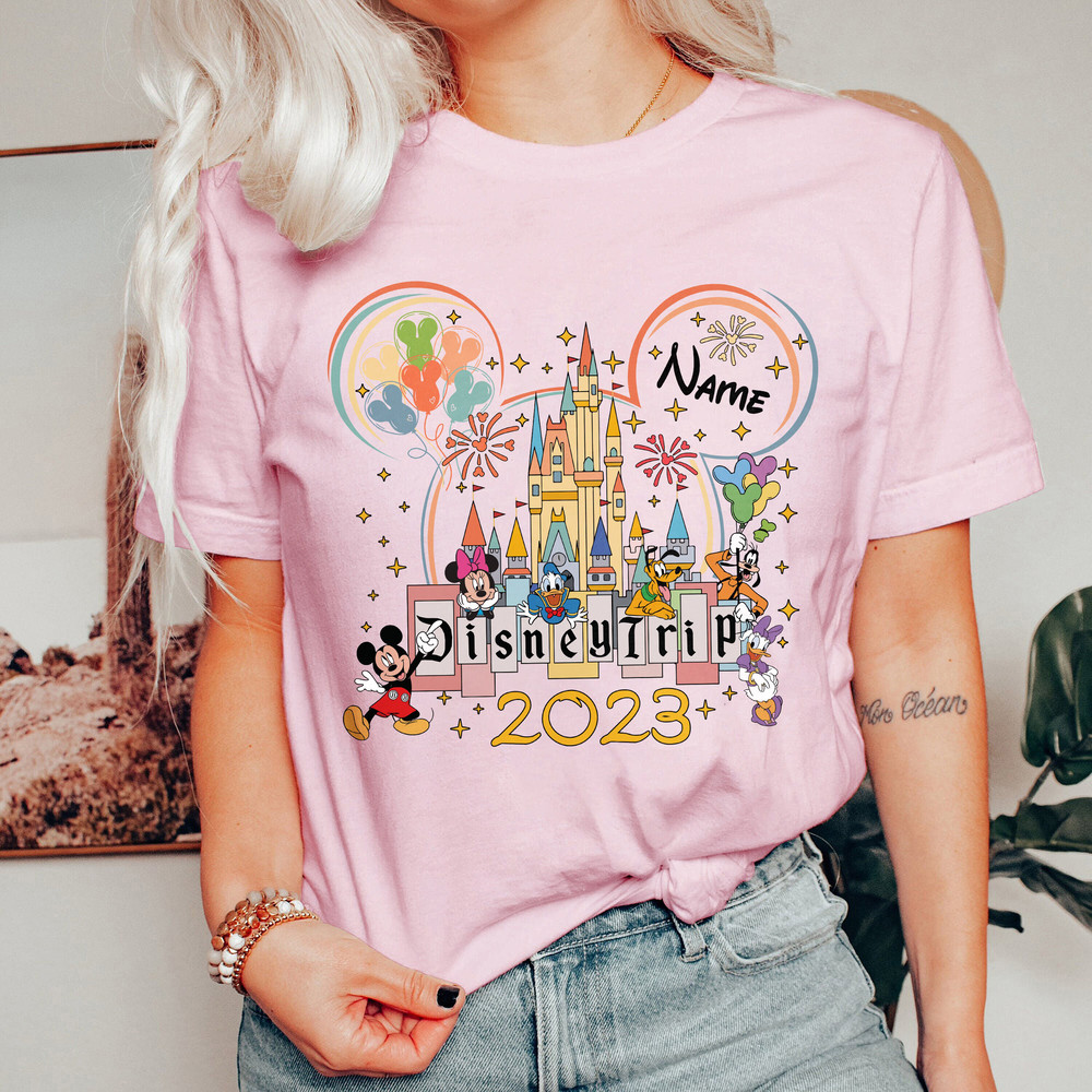 Custom Disney Trip 2023 Shirt, Disney Family Trip Shirt, Disney Group Shirt, Mickey And Friends, Disney Squad Shirt, Disney Matching Shirt - 2.jpg