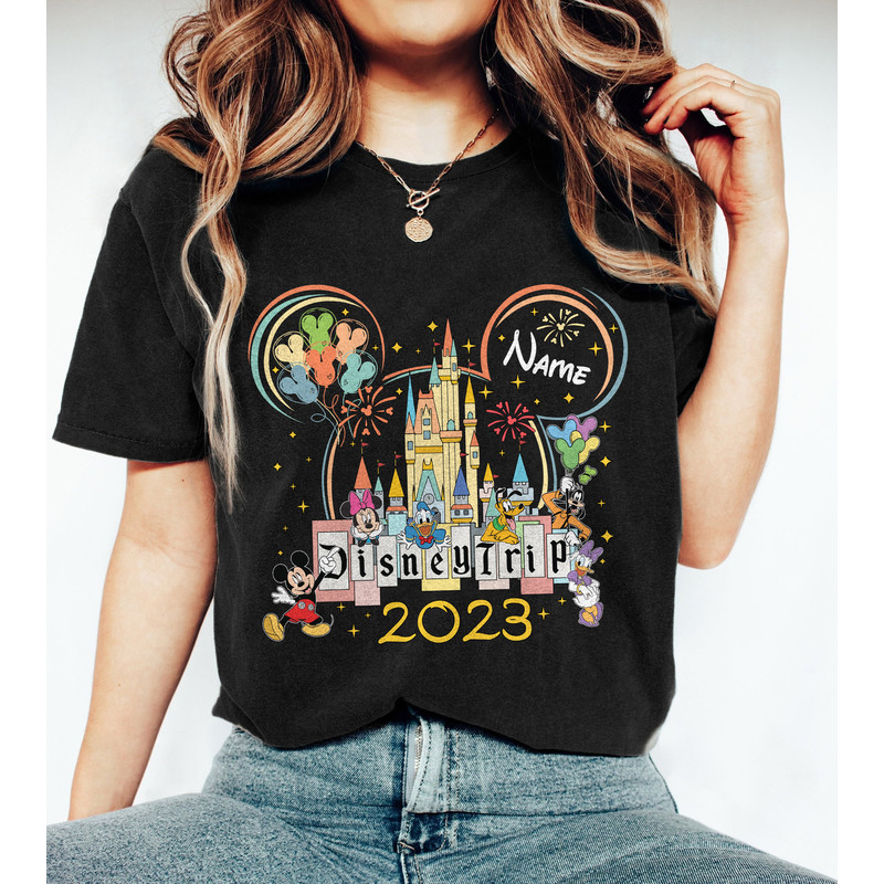 Custom Disney Trip 2023 Shirt, Disney Family Trip Shirt, Disney Group Shirt, Mickey And Friends, Disney Squad Shirt, Disney Matching Shirt - 6.jpg