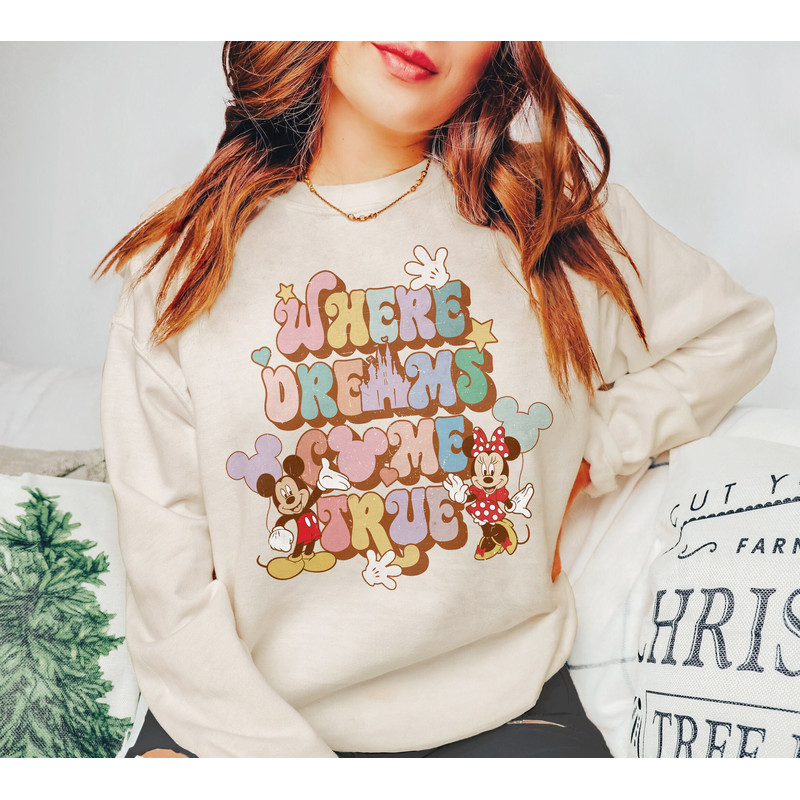 Disney Where Dreams Come True Shirt, Disney Aesthetic Shirt, Disneyland Shirt, Disneyworld Shirt, Disney Women's Shirt, Disney Gift - 7.jpg