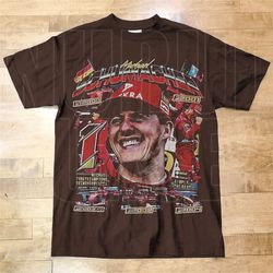vintage style michael schumacher 90s racing y2k retro vintage vintage t-shirt, unisex t-shirt, 80s 90s graphic tee vinta