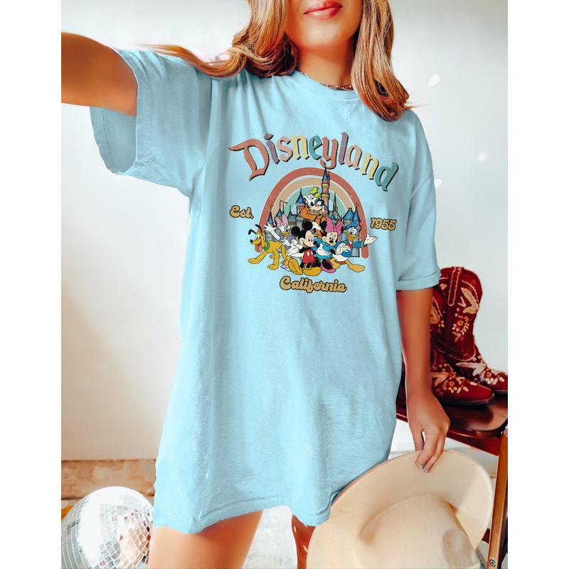 Retro Disneyland 1955 Shirt, Retro Mickey And Friends Shirt, Disney Family Matching Shirt, Disney Trip 2023, Disney Vacation 2023 Shirt - 7.jpg