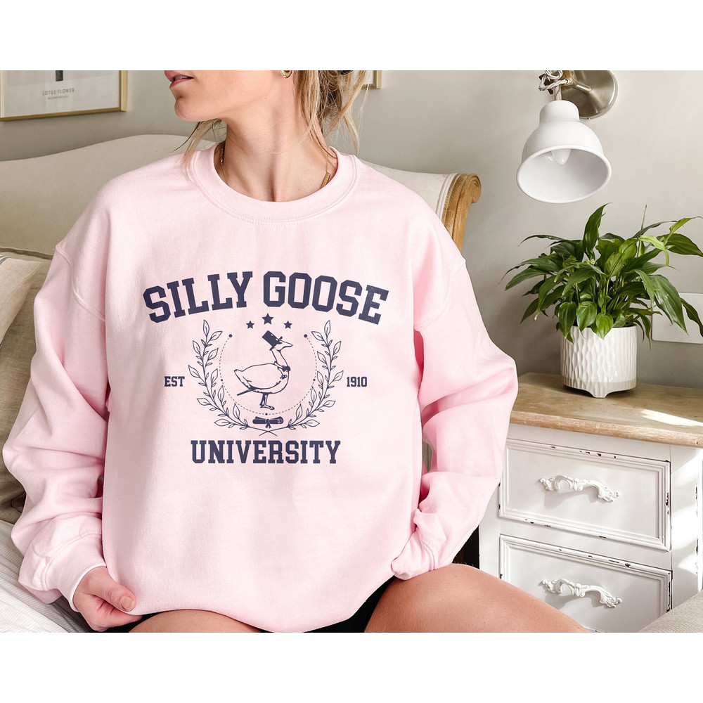 Silly Goose University Sweatshirt, Silly Goose Shirt, Funny Silly Goose Shirt, Unisex Silly Goose University Shirt, Funny Gift for Guys - 3.jpg