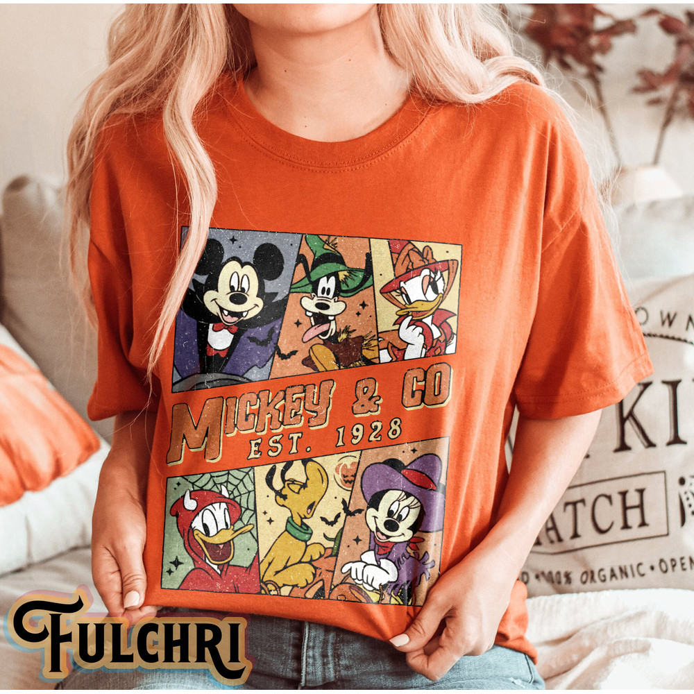 Vintage Disney Mickey And Co 1928 Halloween Shirt, Mickey And Co 1928 Halloween Shirt, Retro Disney Halloween Shirt, Halloween Party Shirt - 2.jpg