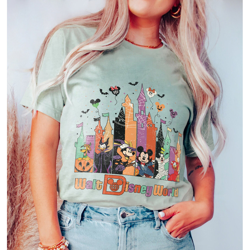 Vintage Disney Mickey And Friends Halloween Shirt, Disney Castle Halloween Shirt, Walt Disney World Halloween Shirt, Disney Trip Shirt - 7.jpg