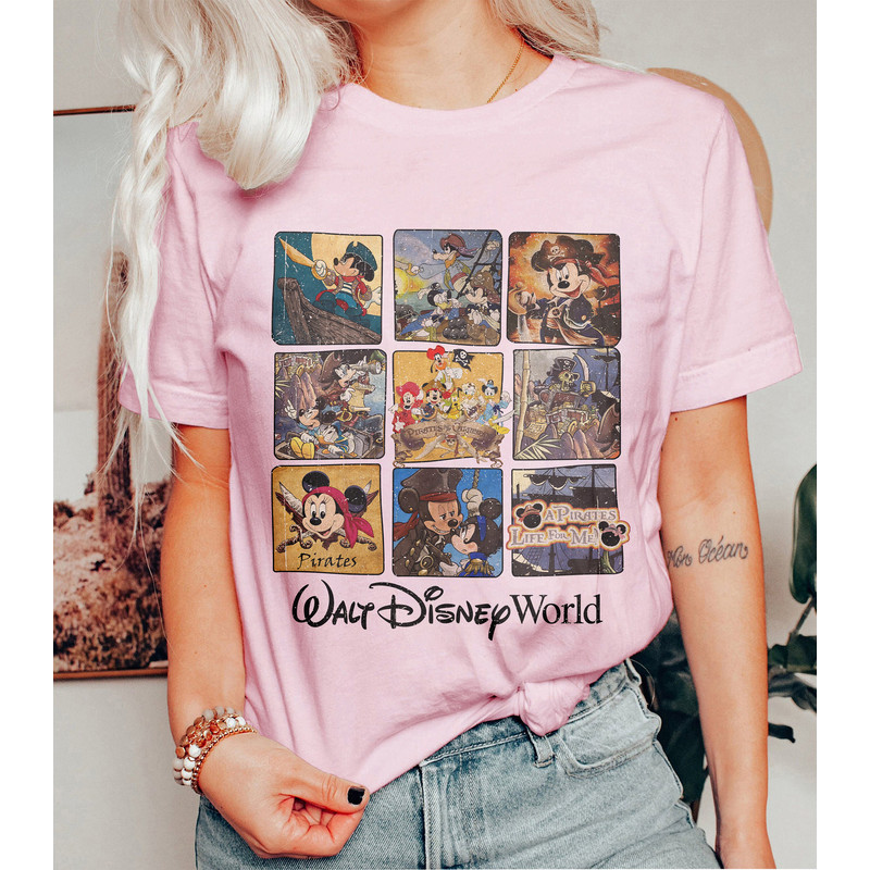 Vintage Disney Pirates of the Caribbean Shirt, Mickey Pirates Shirt, Walt Disney World Shirt, Disneyworld Trip Shirt, Mickey Caribbean Shirt - 5.jpg