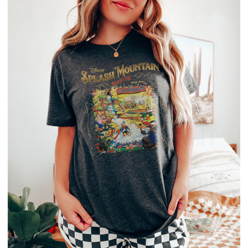 Vintage Disney Splash Mountain Shirt, Splash Mountain Shirt, Disney Family Trip Shirt, Retro Magic Kingdom Shirt, Walt Disney World Shirt - 3.jpg