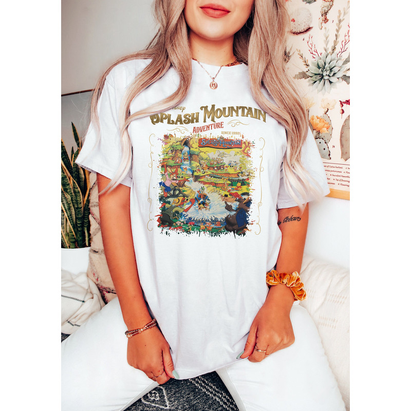 Vintage Disney Splash Mountain Shirt, Splash Mountain Shirt, Disney Family Trip Shirt, Retro Magic Kingdom Shirt, Walt Disney World Shirt - 4.jpg