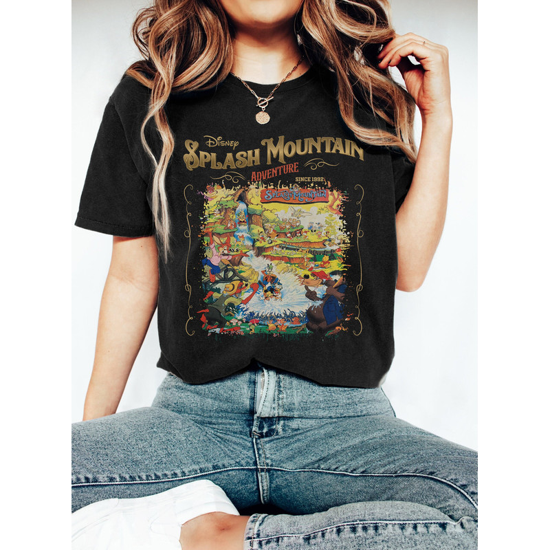 Vintage Disney Splash Mountain Shirt, Splash Mountain Shirt, Disney Family Trip Shirt, Retro Magic Kingdom Shirt, Walt Disney World Shirt - 5.jpg