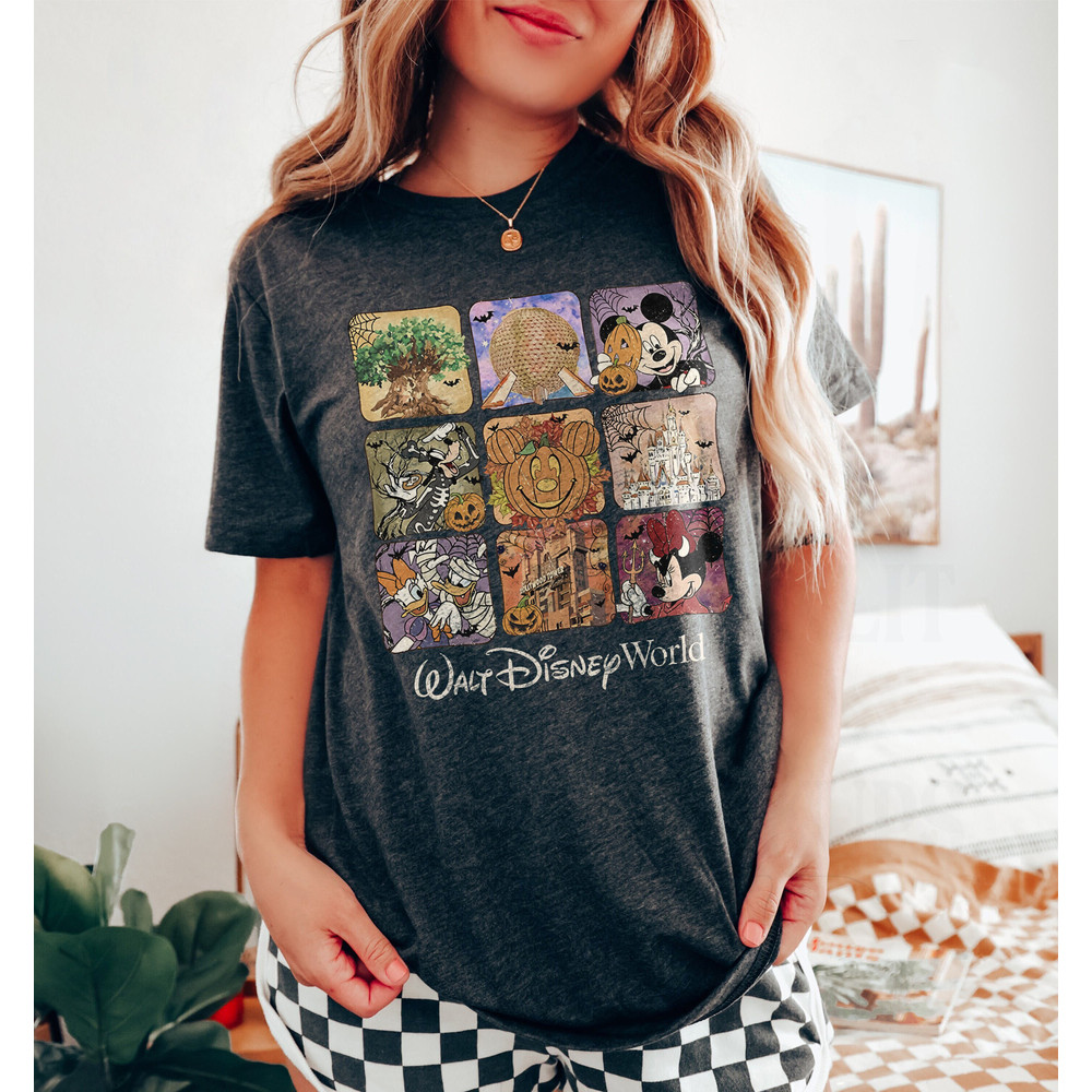 Vintage Disney World Halloween Shirt, Walt Disney World Halloween Shirt, Mickey And Friends Halloween Shirt, Disney Family Matching Shirt - 2.jpg