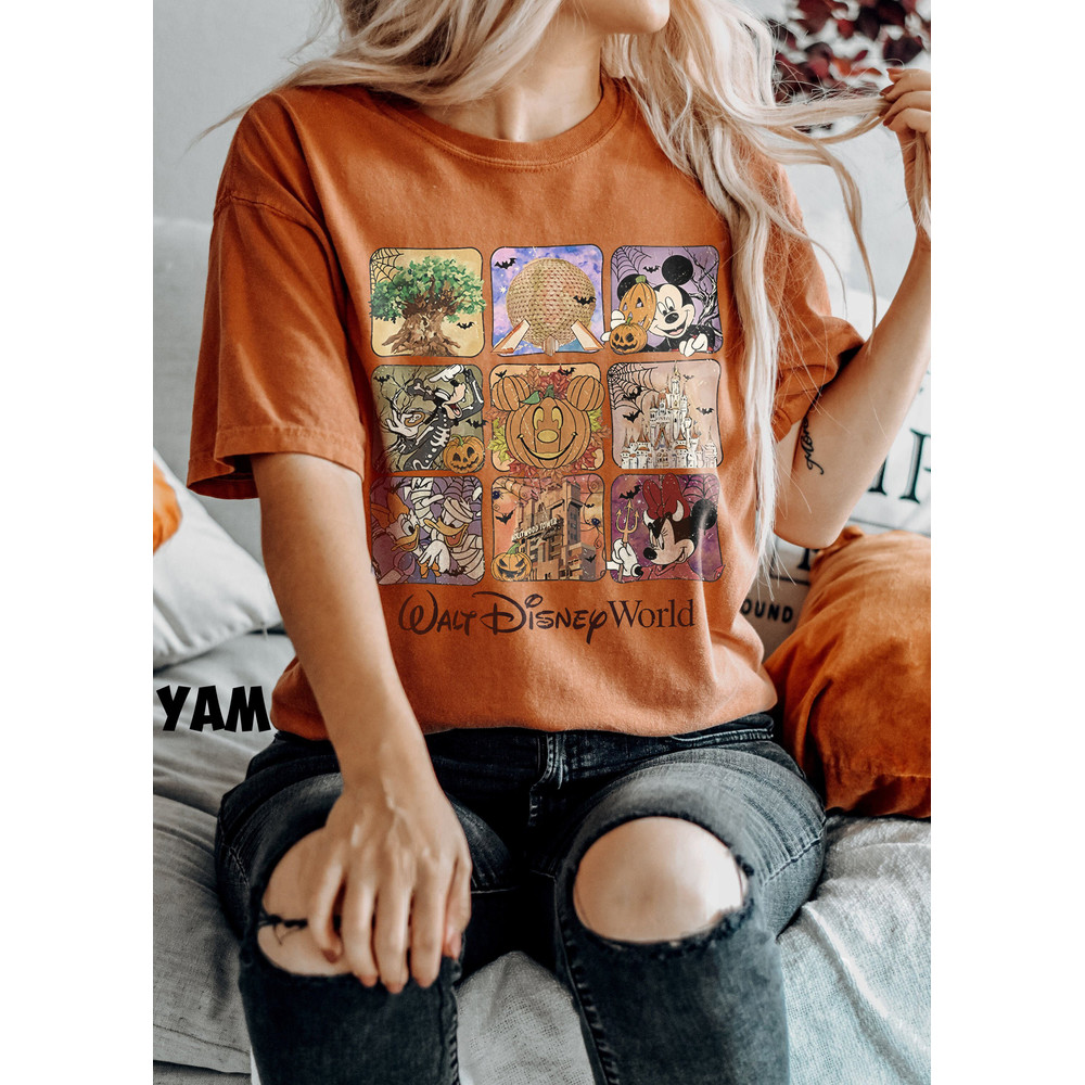 Vintage Disney World Halloween Shirt, Walt Disney World Halloween Shirt, Mickey And Friends Halloween Shirt, Disney Family Matching Shirt - 4.jpg
