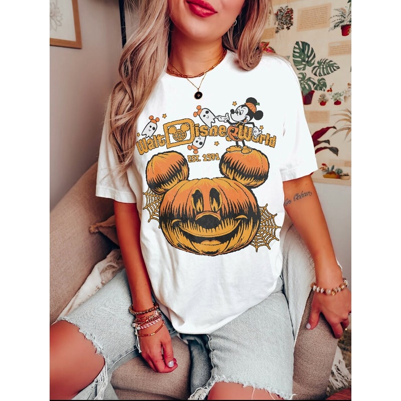 Vintage Disneyland & Disneyworld Halloween Shirt, Disney Halloween Shirt, Disney Family Shirts, Spooky Season Shirt, Disney Trip Shirt - 5.jpg