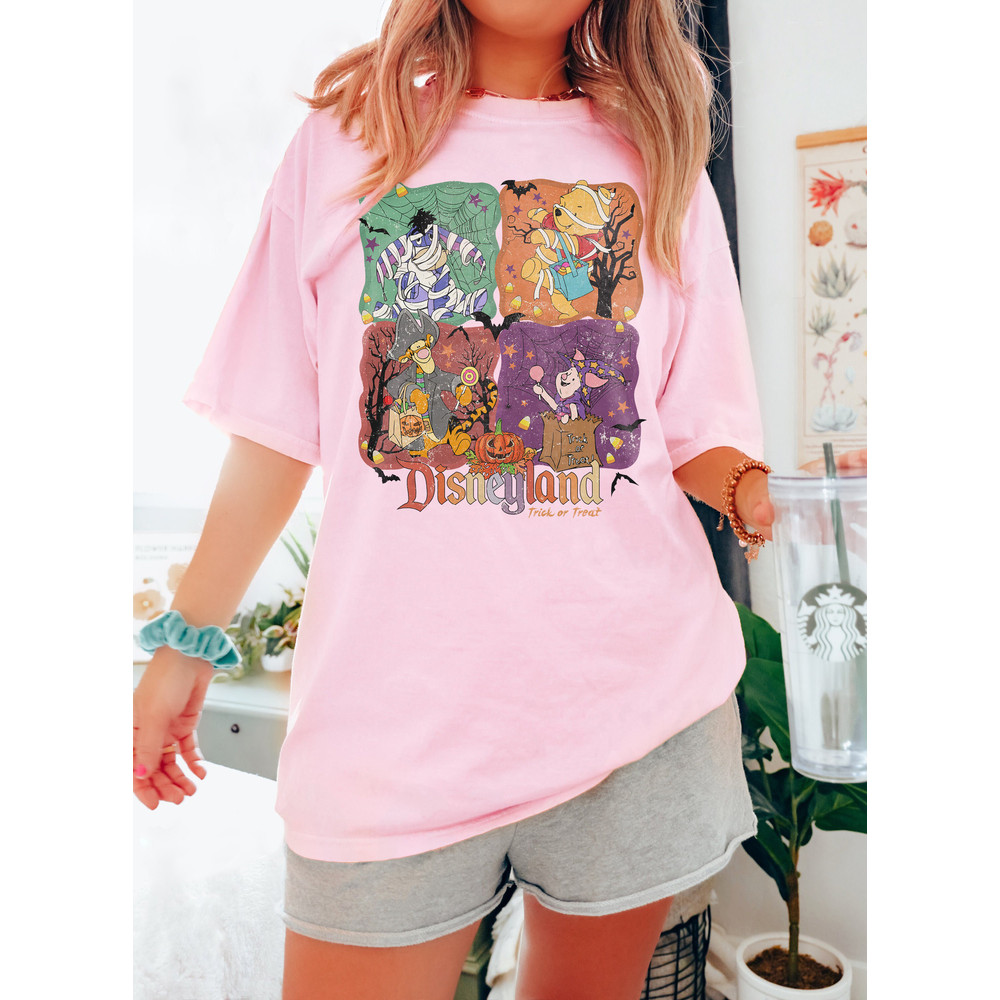 Vintage Disneyland Halloween Shirt, Pooh And Friends Halloween Shirt, Disneyland Trick Or Treat Shirt, Winnie The Pooh Halloween Shirt - 2.jpg