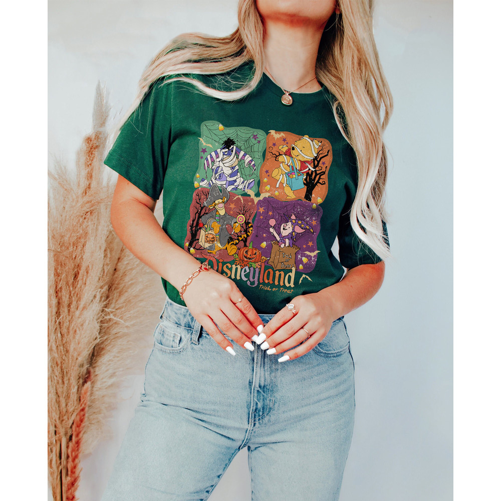 Vintage Disneyland Halloween Shirt, Pooh And Friends Halloween Shirt, Disneyland Trick Or Treat Shirt, Winnie The Pooh Halloween Shirt - 5.jpg