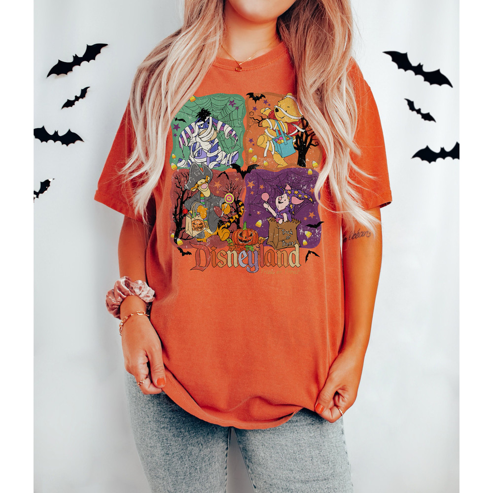 Vintage Disneyland Halloween Shirt, Pooh And Friends Halloween Shirt, Disneyland Trick Or Treat Shirt, Winnie The Pooh Halloween Shirt - 6.jpg