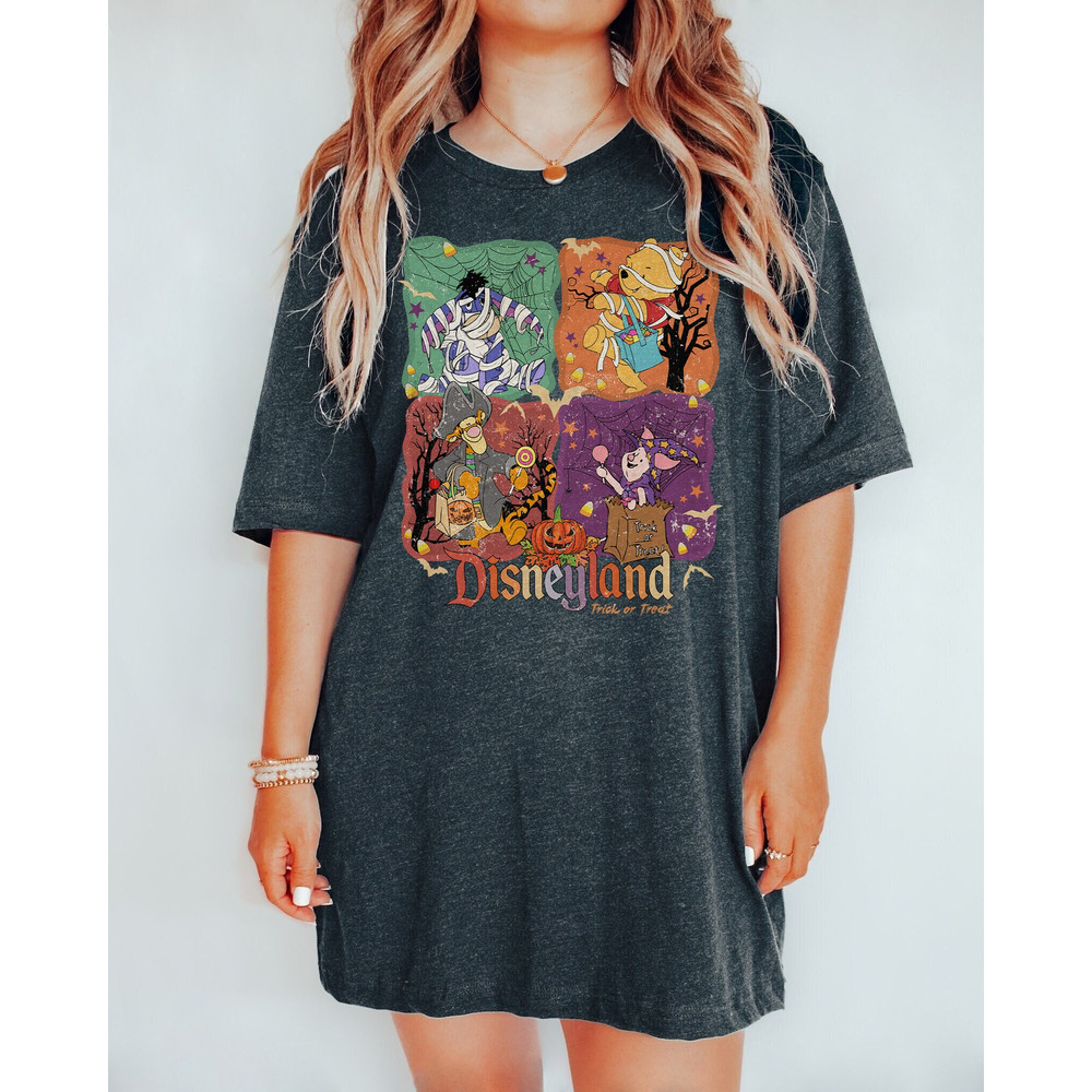 Vintage Disneyland Halloween Shirt, Pooh And Friends Halloween Shirt, Disneyland Trick Or Treat Shirt, Winnie The Pooh Halloween Shirt - 7.jpg